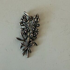 James Avery Retired Bluebonnet Pendant